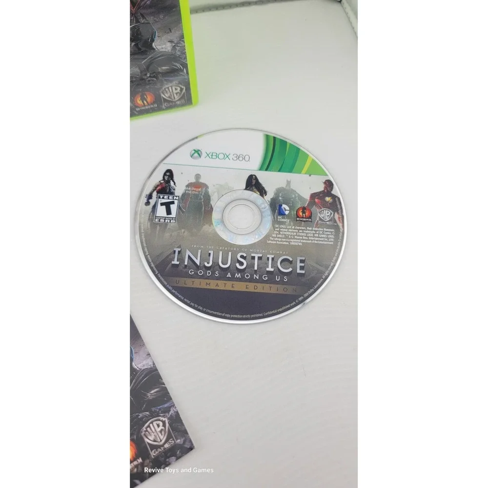 Injustice Gods Among Us Ultimate Edition (Microsoft Xbox 360, 2013) CIB Complete